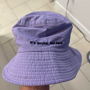 Olivia Rodrigo it's brutal out here bucket hat